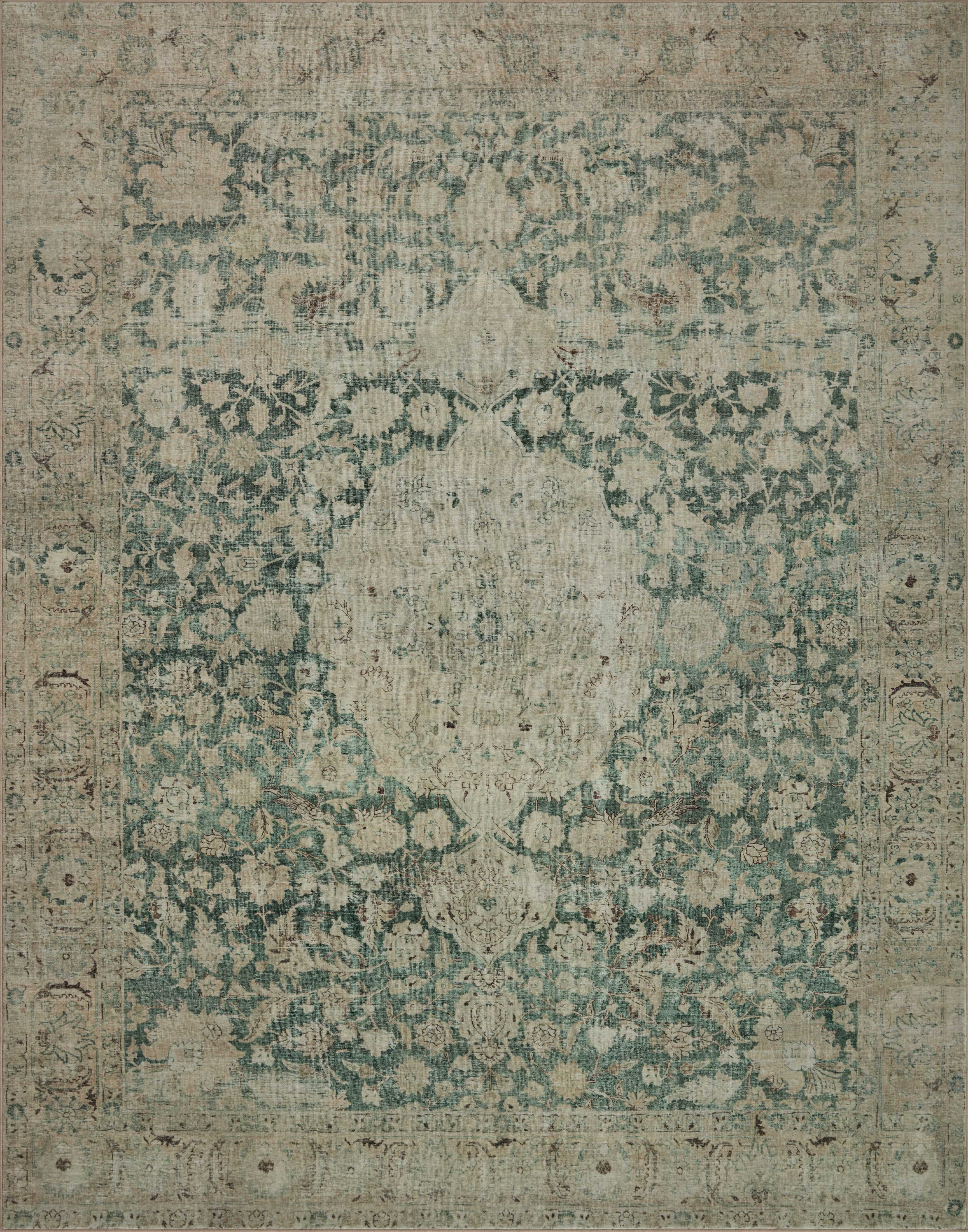 Magnolia Home by Joanna Gaines x Loloi | Sinclair Collection | Jade / Sand | SIN-05