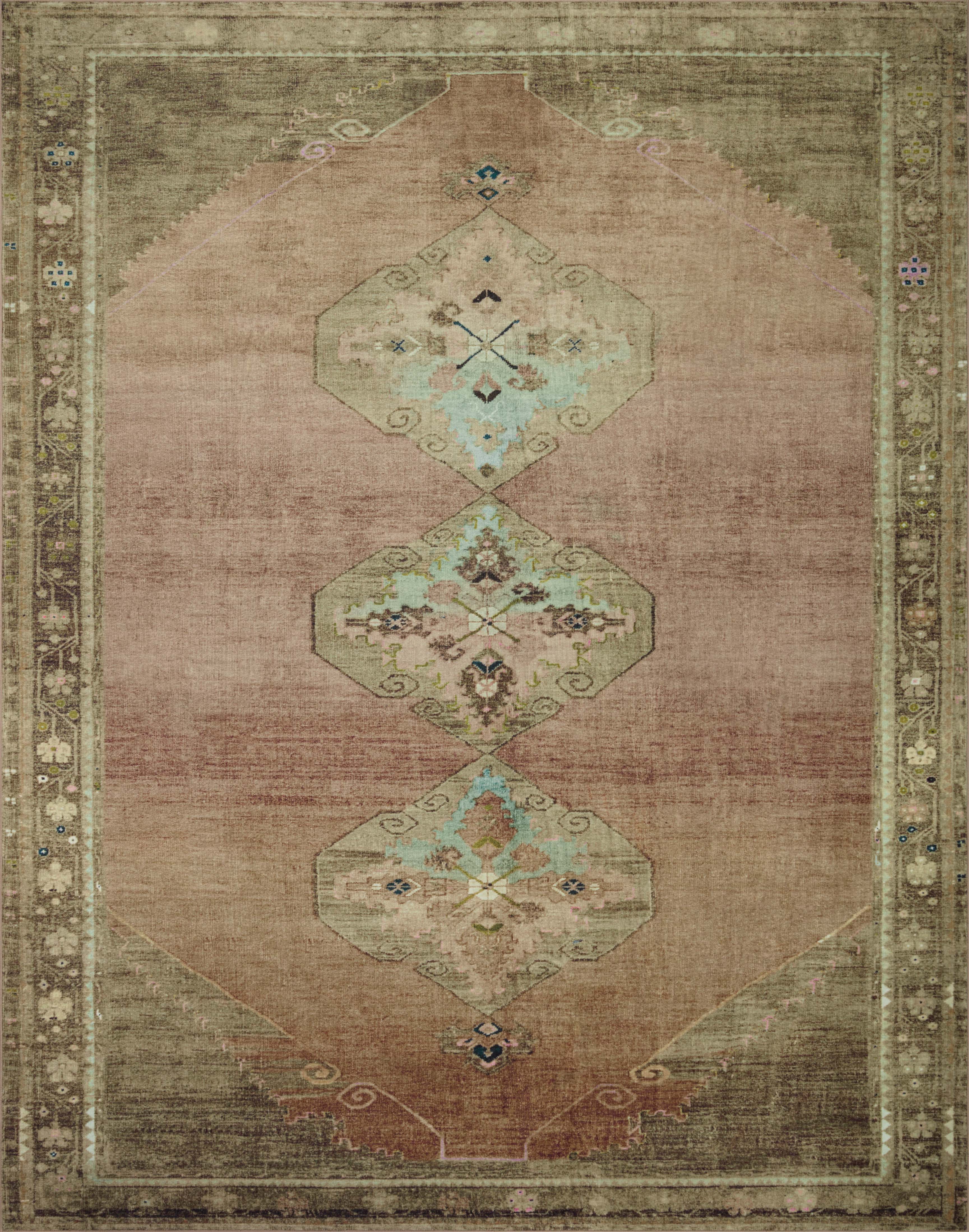 Magnolia Home by Joanna Gaines x Loloi | Sinclair Collection | Clay / Tobacco | SIN-06