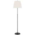 Wyatt 52" Floor Lamp | Bronze | Linen Shade