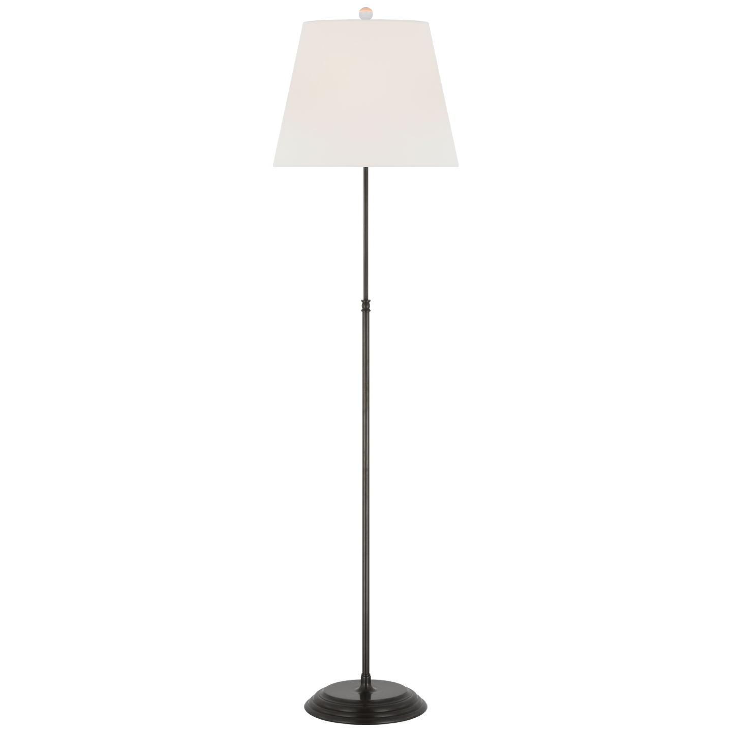 Wyatt 52" Floor Lamp | Bronze | Linen Shade