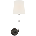 Wyatt 20" Sconce | Bronze | Linen Shade