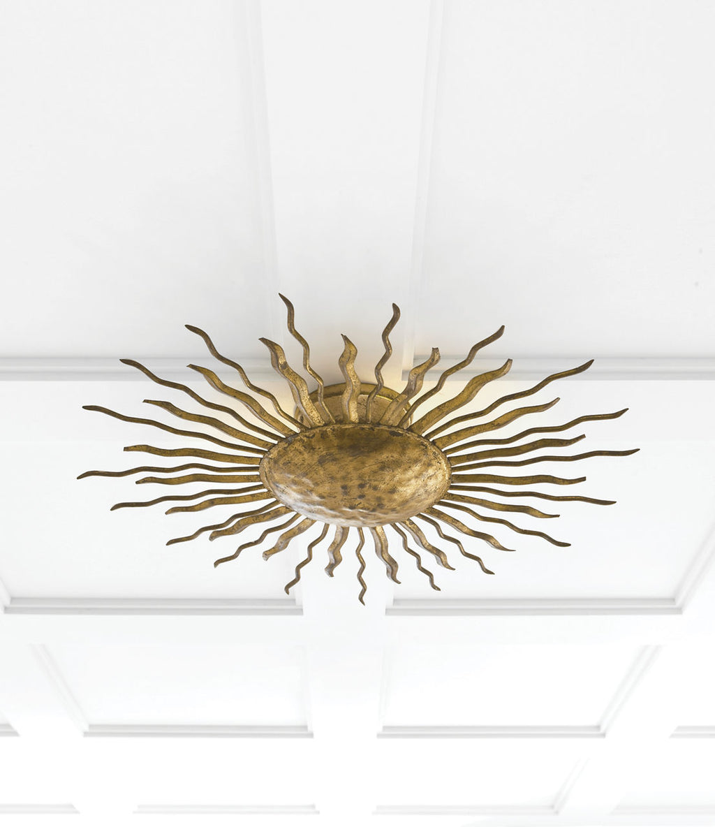 RÃ© Flush Mount | Gilded Iron