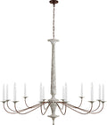 Bordeaux Grande Chandelier | Swedish White and Natural Rust