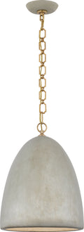 Elliot Medium Dome Pendant | Portland Gray