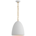 Elliot Medium Dome Pendant | Matte White