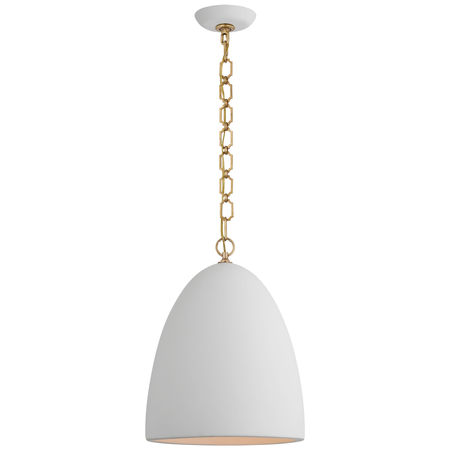 Elliot Medium Dome Pendant | Matte White