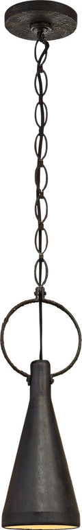 Limoges Small Pendant | Natural Rust | Aged Iron Shade