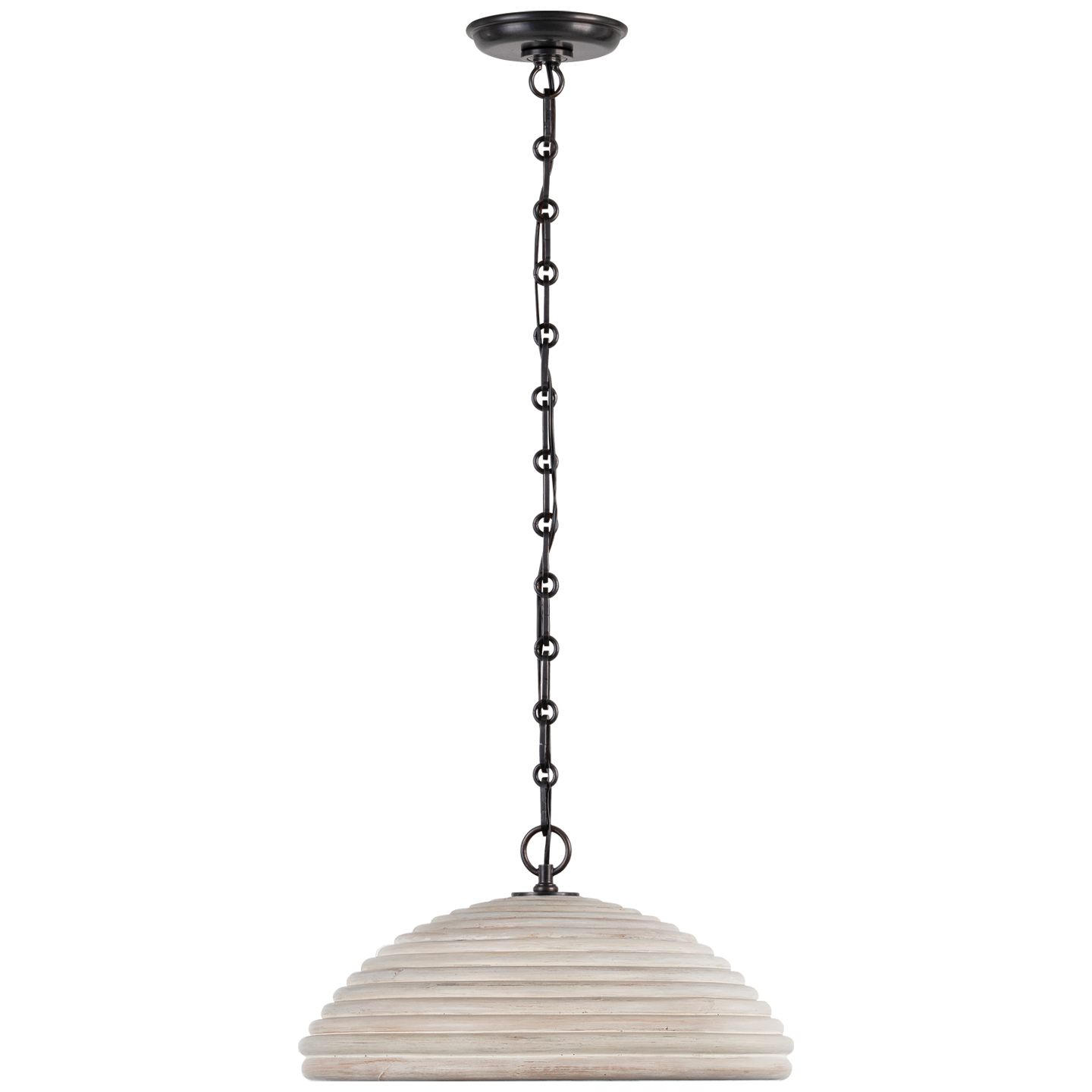 Emerson 16" Pendant | Bronze | Ash Rattan Shade