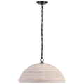 Emerson 23" Pendant | Bronze | Ash Rattan Shade