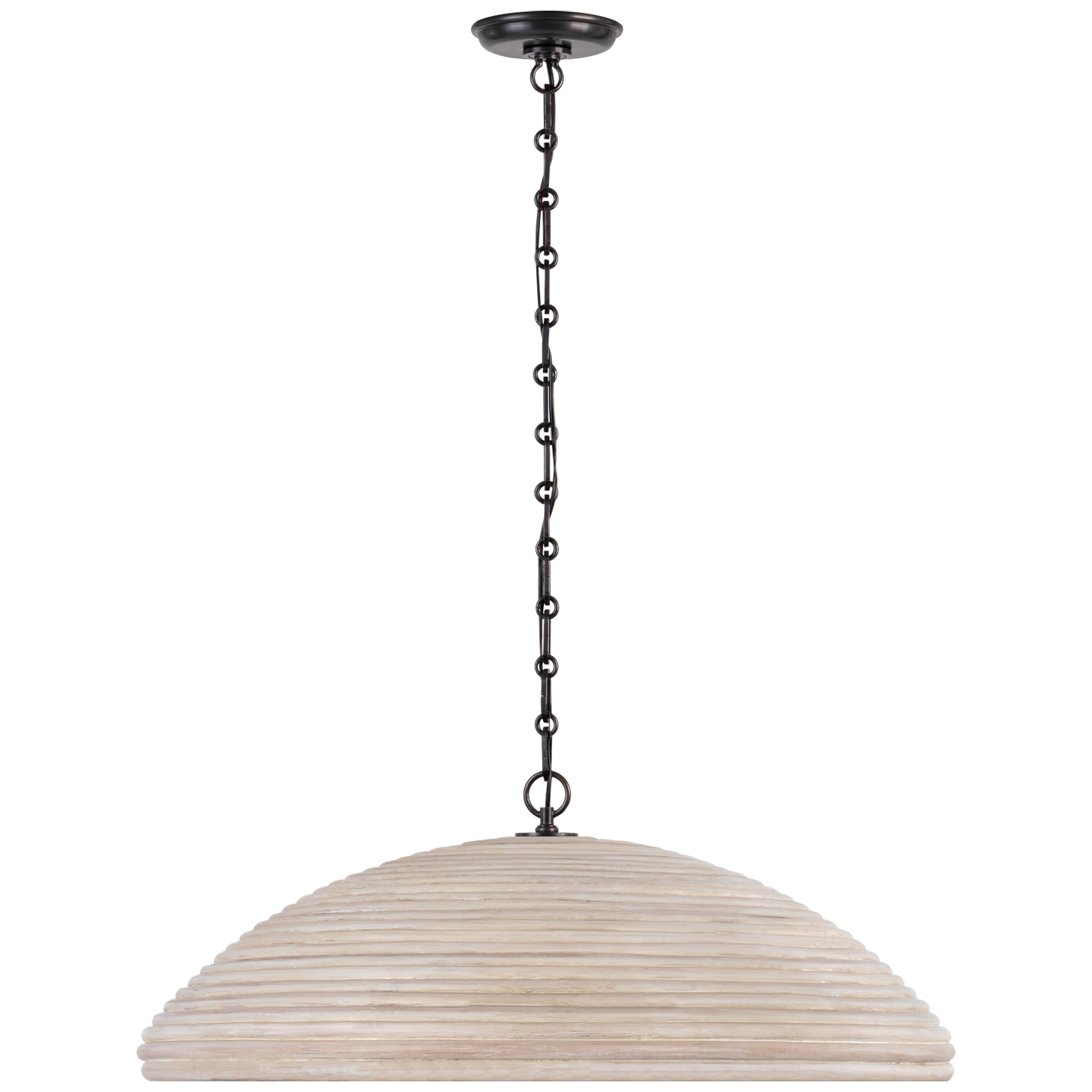 Emerson 29" Pendant | Bronze | Ash Rattan Shade