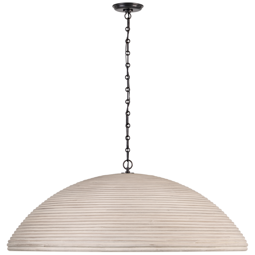 Emerson 42" Pendant | Bronze | Ash Rattan Shade