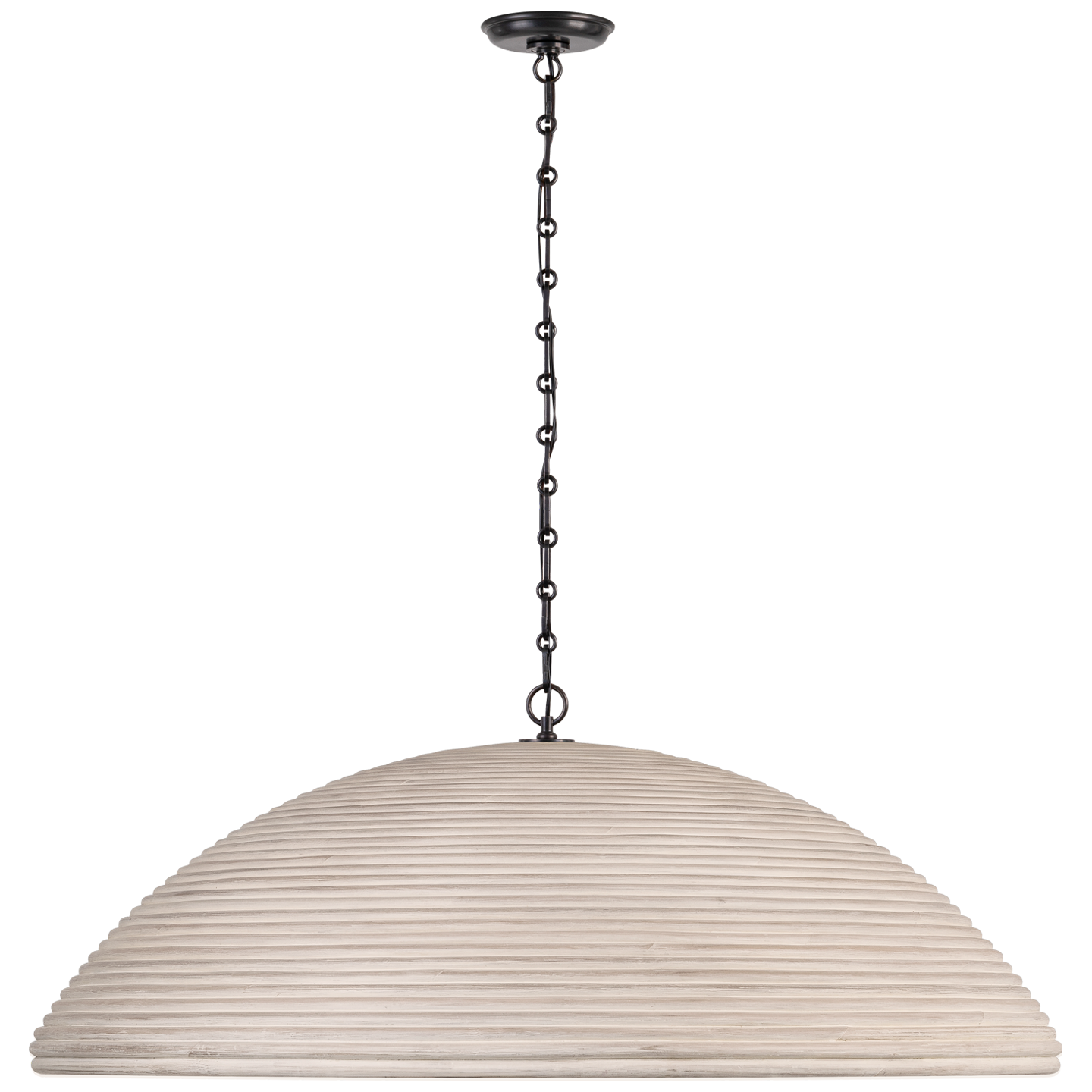 Emerson 42" Pendant | Bronze | Ash Rattan Shade