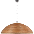 Emerson 42" Pendant | Bronze | Natural Rattan Shade