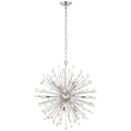 Lys 31" Chandelier | Polished Nickel and Alabaster
