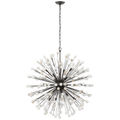 Lys 41" Chandelier | Bronze and Alabaster