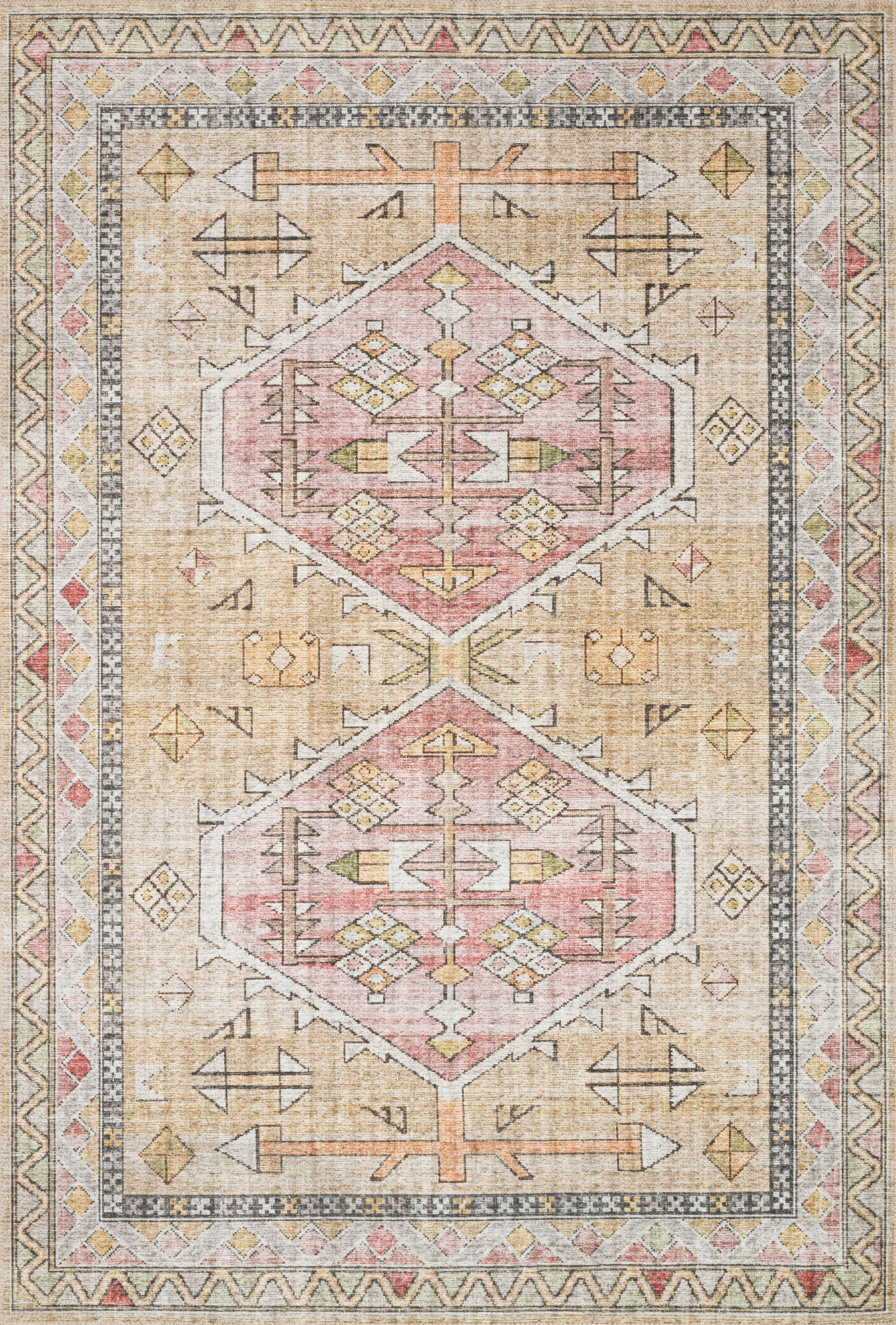Loloi II | Skye Collection | Gold / Blush | SKY-04