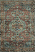 Loloi II | Skye Collection | Terracotta / Sky | SKY-07