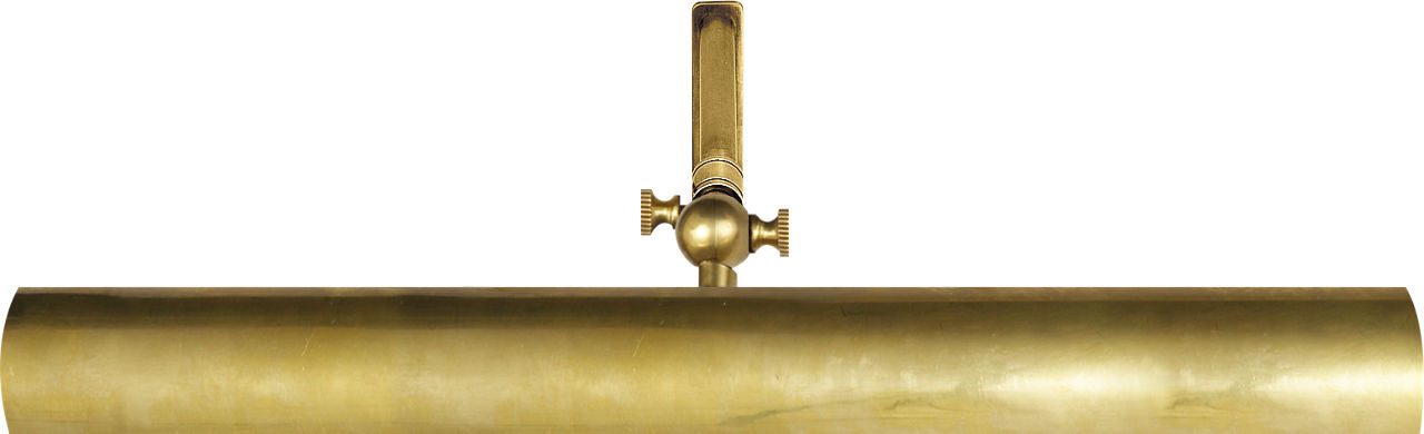 Frame Makers 18" Picture Light | Hand-Rubbed Antique Brass