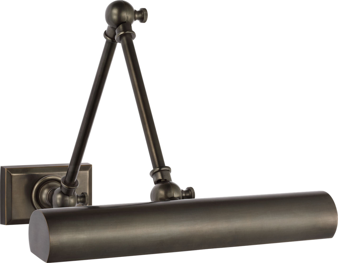Cabinet Maker 12" Double Library Light | Bronze