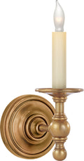 Classic Single Sconce | Hand-Rubbed Antique Brass