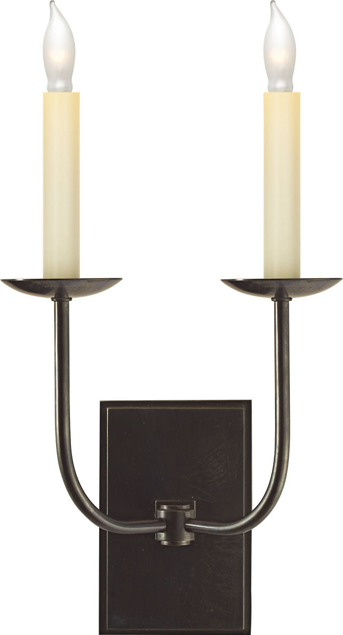 TT Double Sconce | Bronze