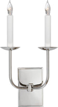 TT Double Sconce | Polished Nickel