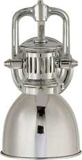 Yoke Suspended Sconce | Polished Nickel | Polished Nickel Shade