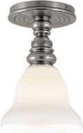 Boston Single Flush Mount | Antique Nickel | SLEG Shade