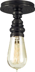 Boston Single Flush Mount | Bronze