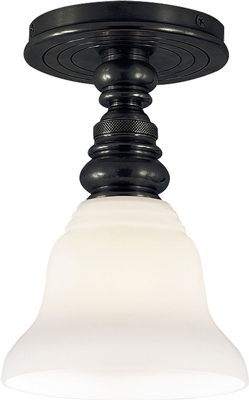 Boston Single Flush Mount | Bronze | SLEG Shade