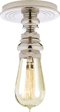 Boston Single Flush Mount | Polished Nickel
