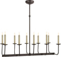 Linear Branched Chandelier | Bronze