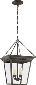 Cornice Small Lantern | Bronze