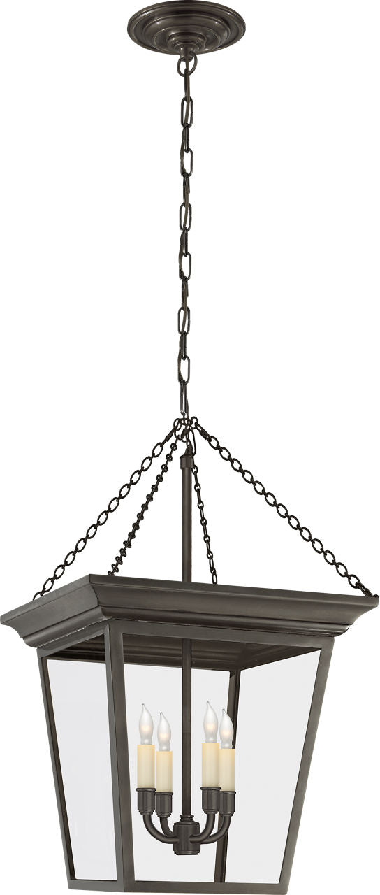 Cornice Small Lantern | Bronze