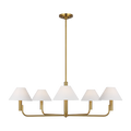Colfax Large Chandelier Burnished Brass