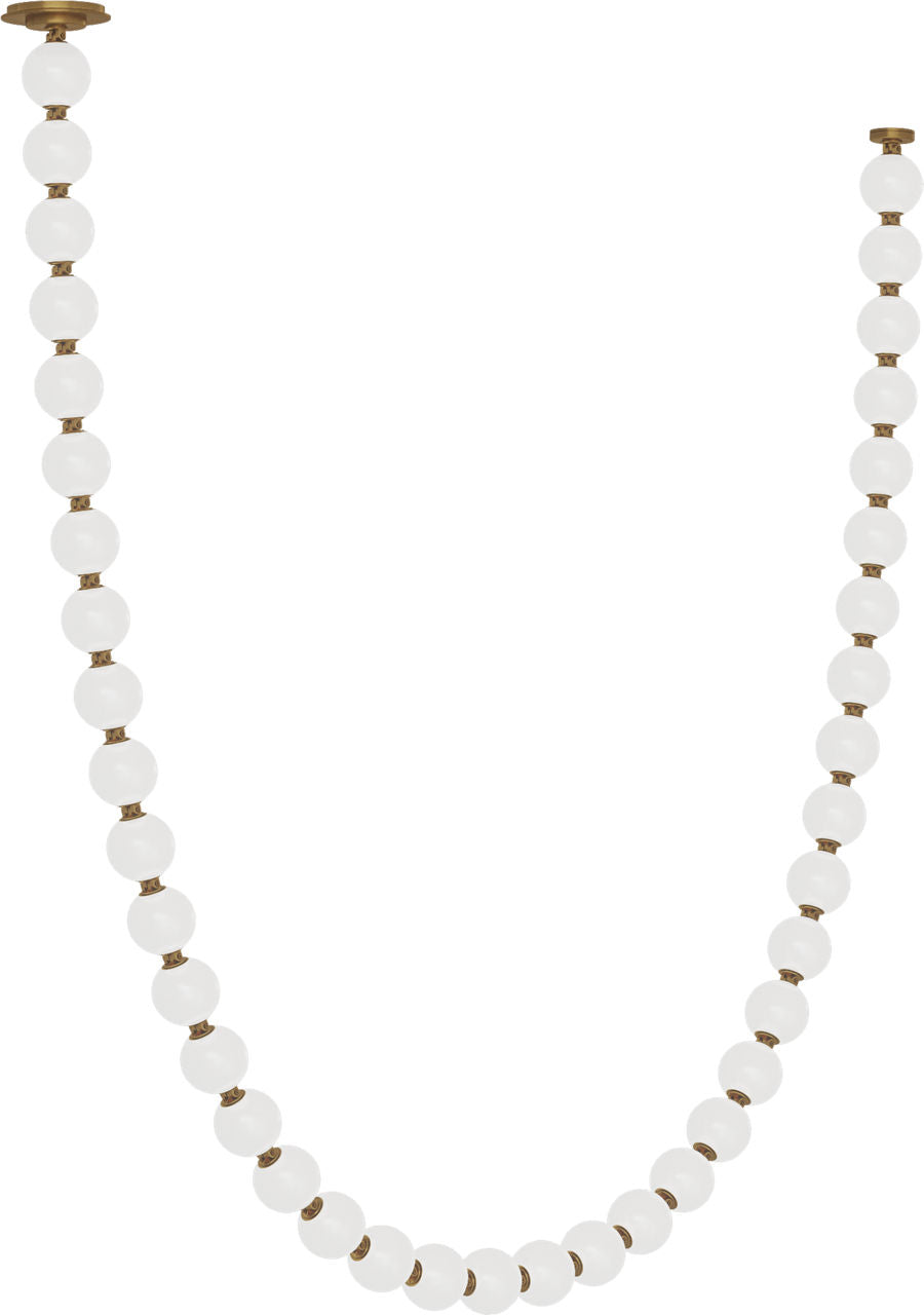 Perle 108 Chandelier | Natural Brass 2700K Remote 277V