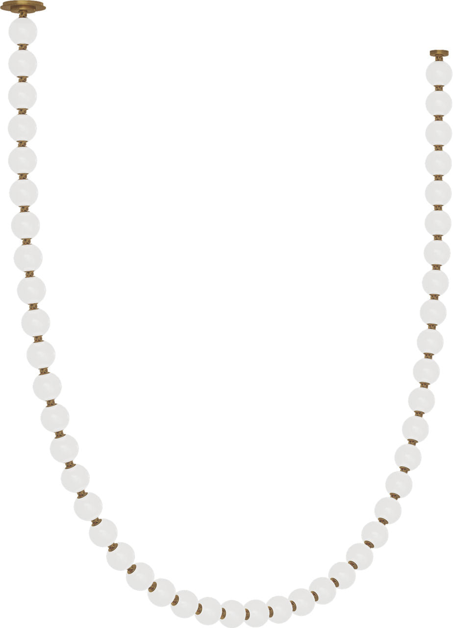 Perle 132 Chandelier | Natural Brass 3000K Remote 277V