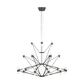 Lassell Three Tier Tall X-Large Chandelier | Dark Bronze 2700K 120V