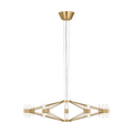 Lassell Large Chandelier | Natural Brass 2700K 120V