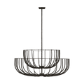 Sanchi X-Large Two Tier Chandelier aged iron 2700K 90 CRI