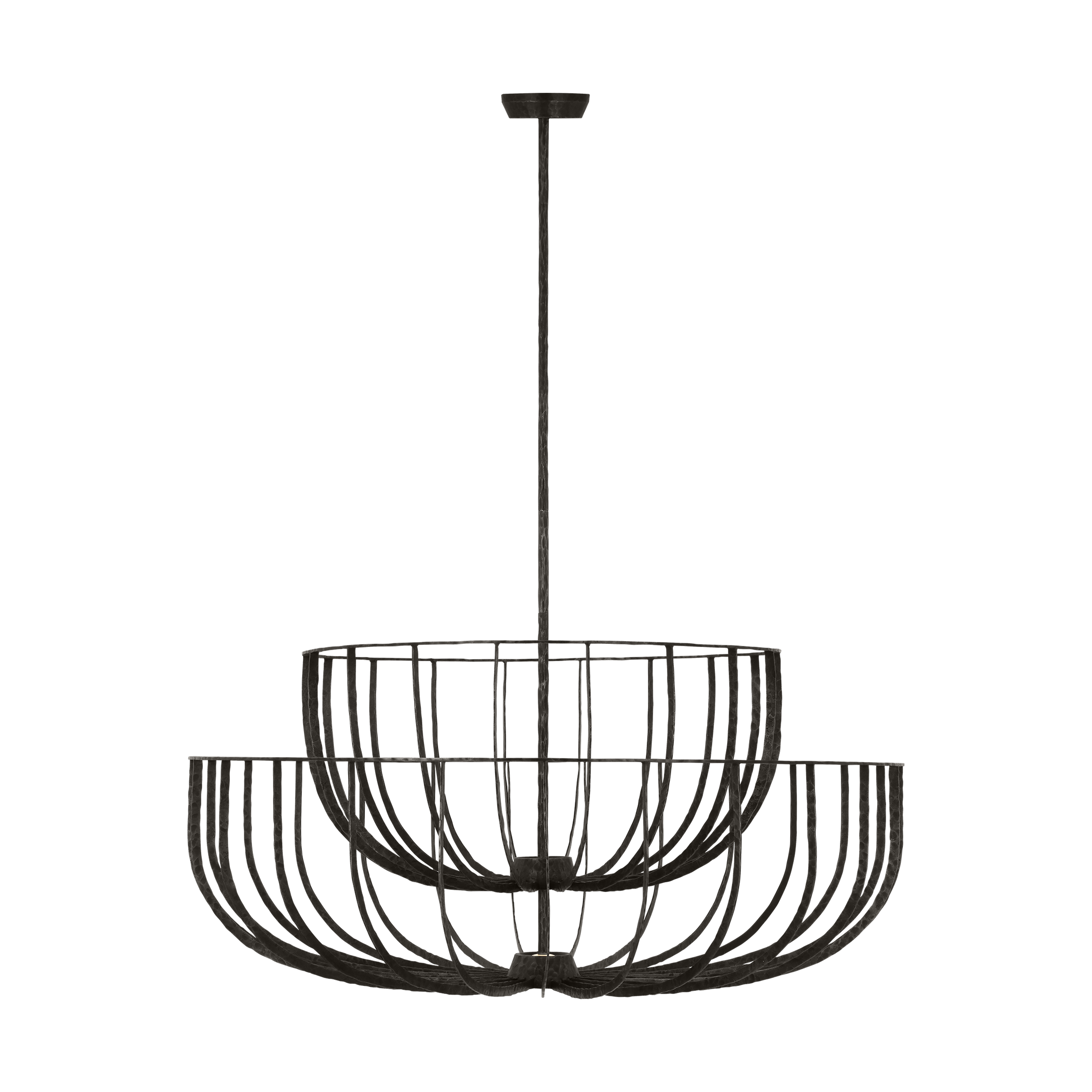 Sanchi X-Large Two Tier Chandelier aged iron 2700K 90 CRI
