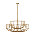 Sanchi X-Large Two Tier Chandelier Polished antique Brass 2700K 90 CRI