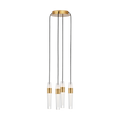 Lassell 4-Light Chandelier | Natural Brass 2700K 120V