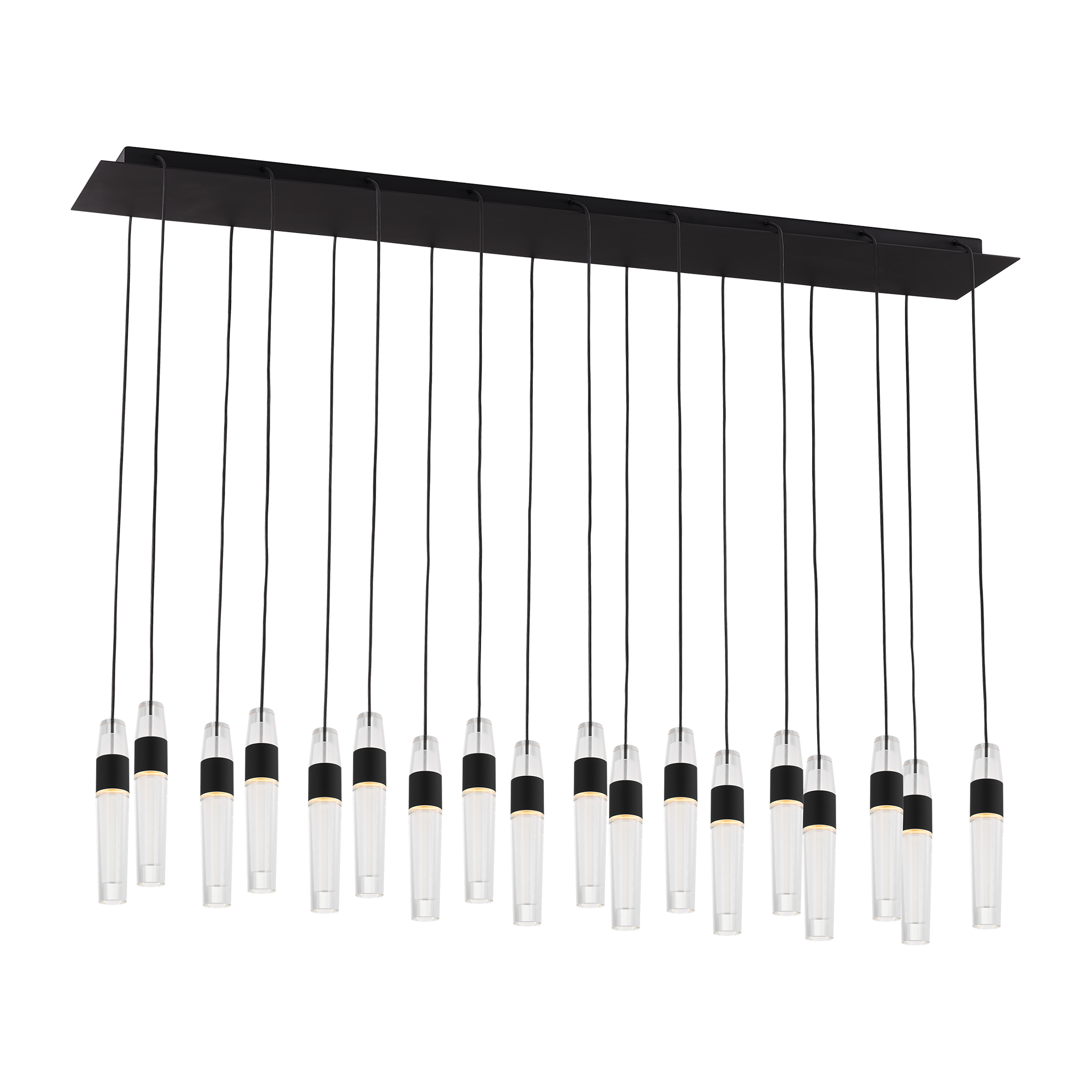 Lassell 18-Light Chandelier | Nightshade Black 2700K 120V