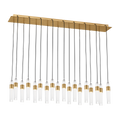 Lassell 18-Light Chandelier | Natural Brass 2700K 120V