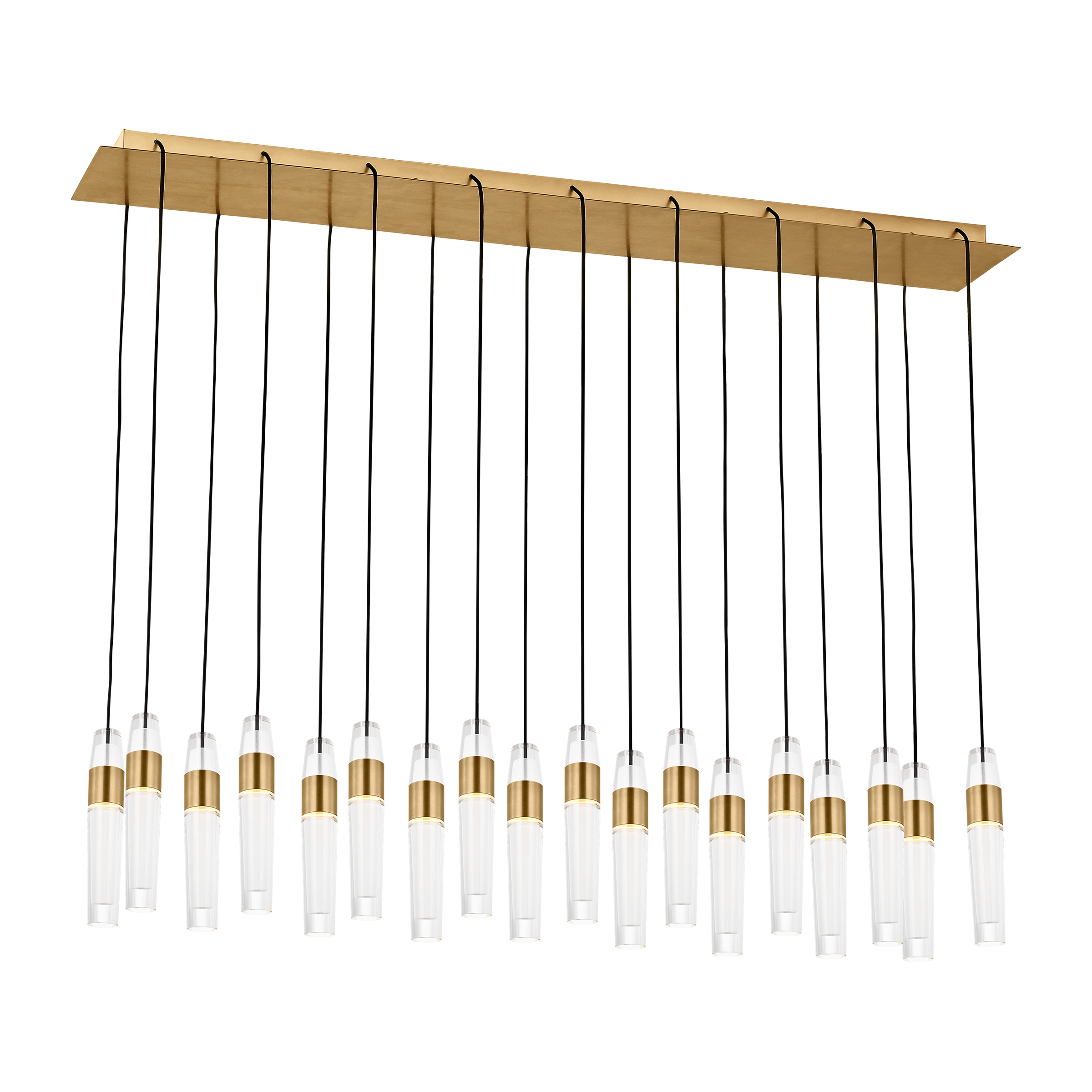 Lassell 18-Light Chandelier | Natural Brass 2700K 120V