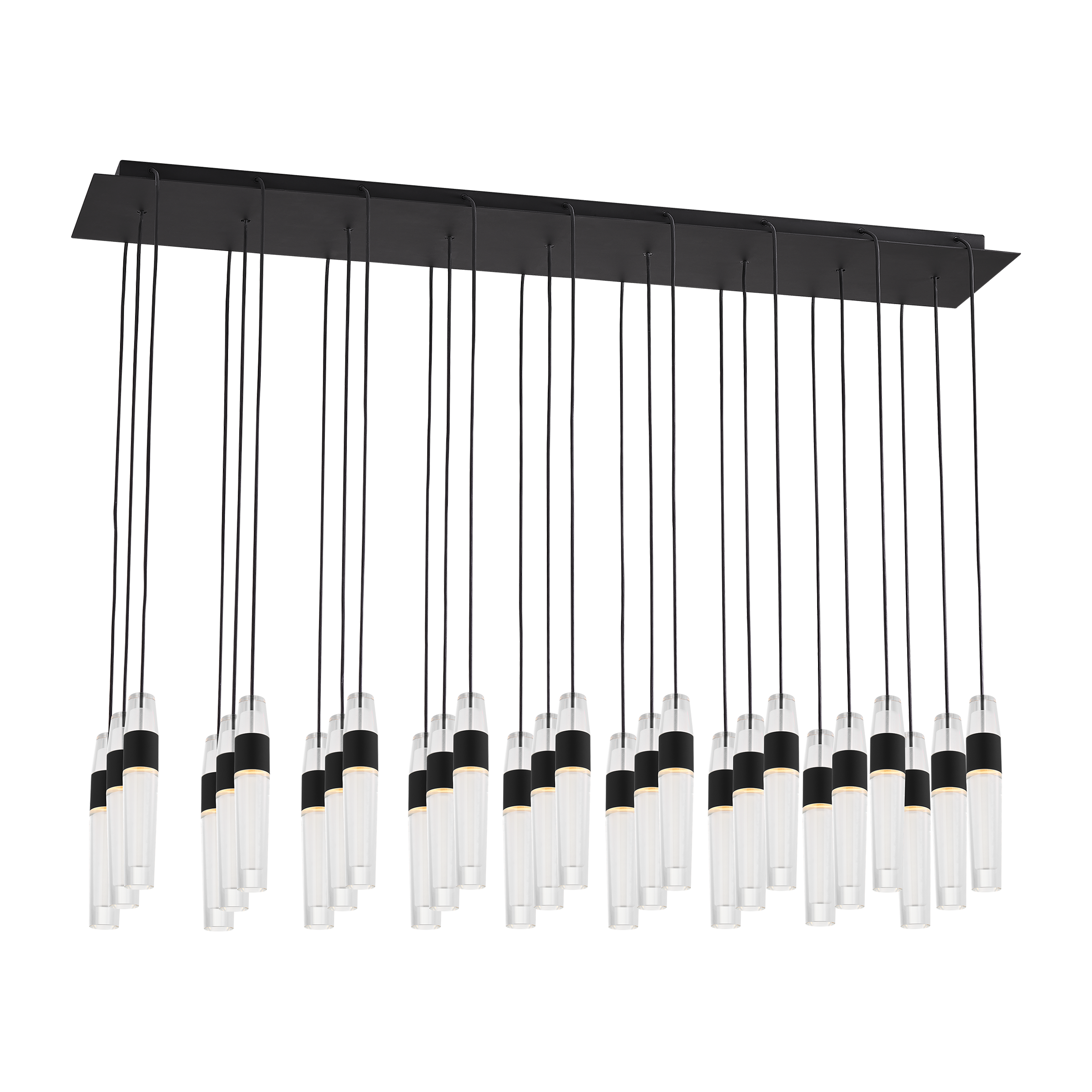Lassell 27-Light Chandelier | Nightshade Black 2700K 120V