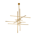 Cityscape Grande Chandelier Natural Brass 2700K 90 CRI
