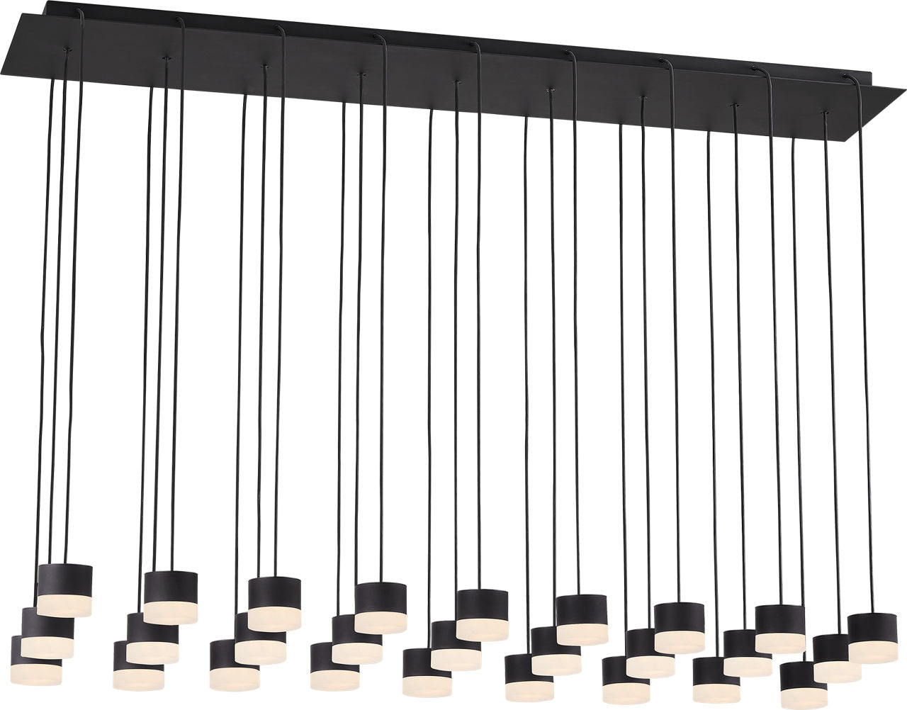 Gable Alabaster 27-Light Chandelier | Nightshade Black