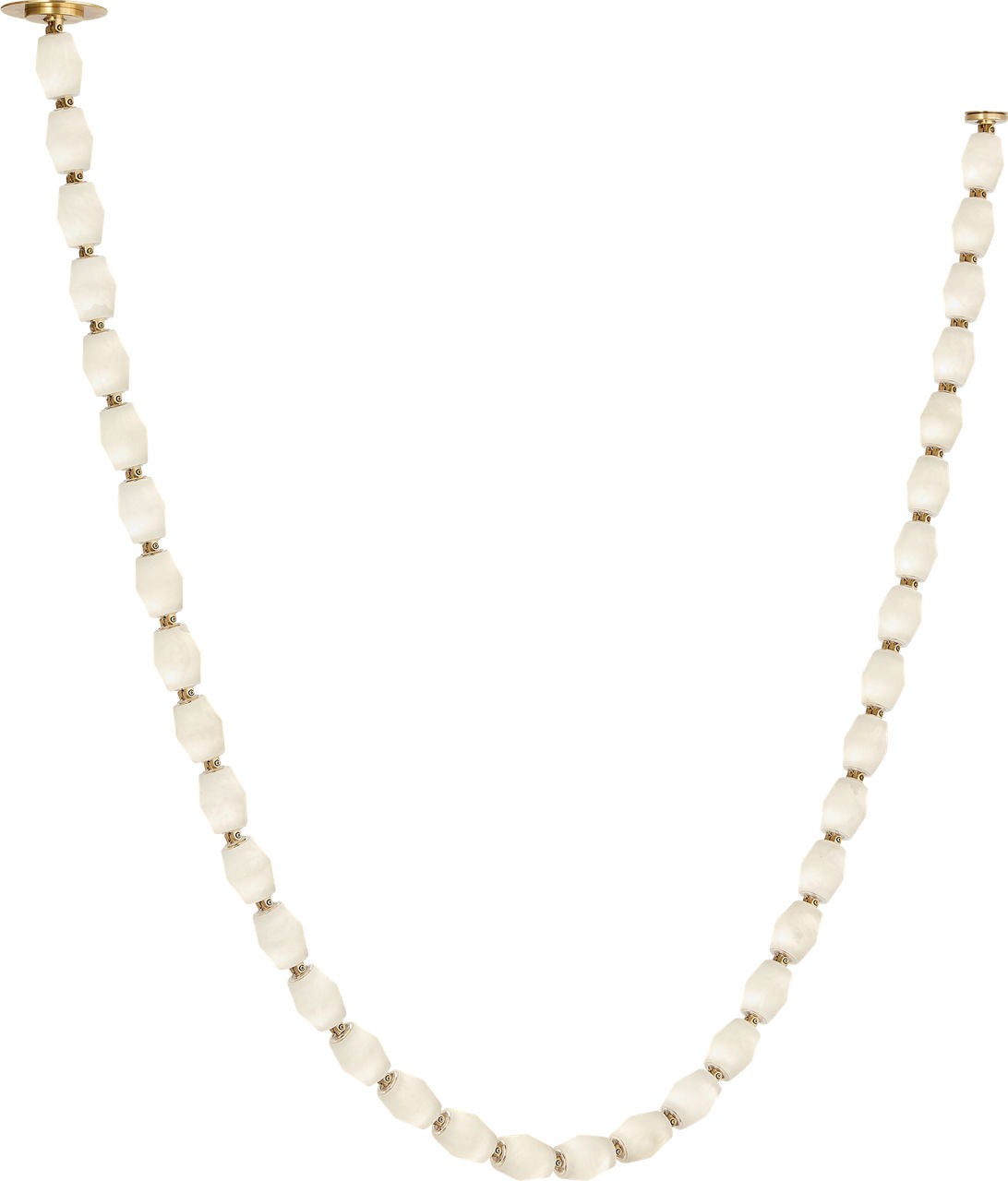 Collier Alabaster 108 Chandelier | Hand-Rubbed Antique Brass 3000K Surface 120V-277V Universal
